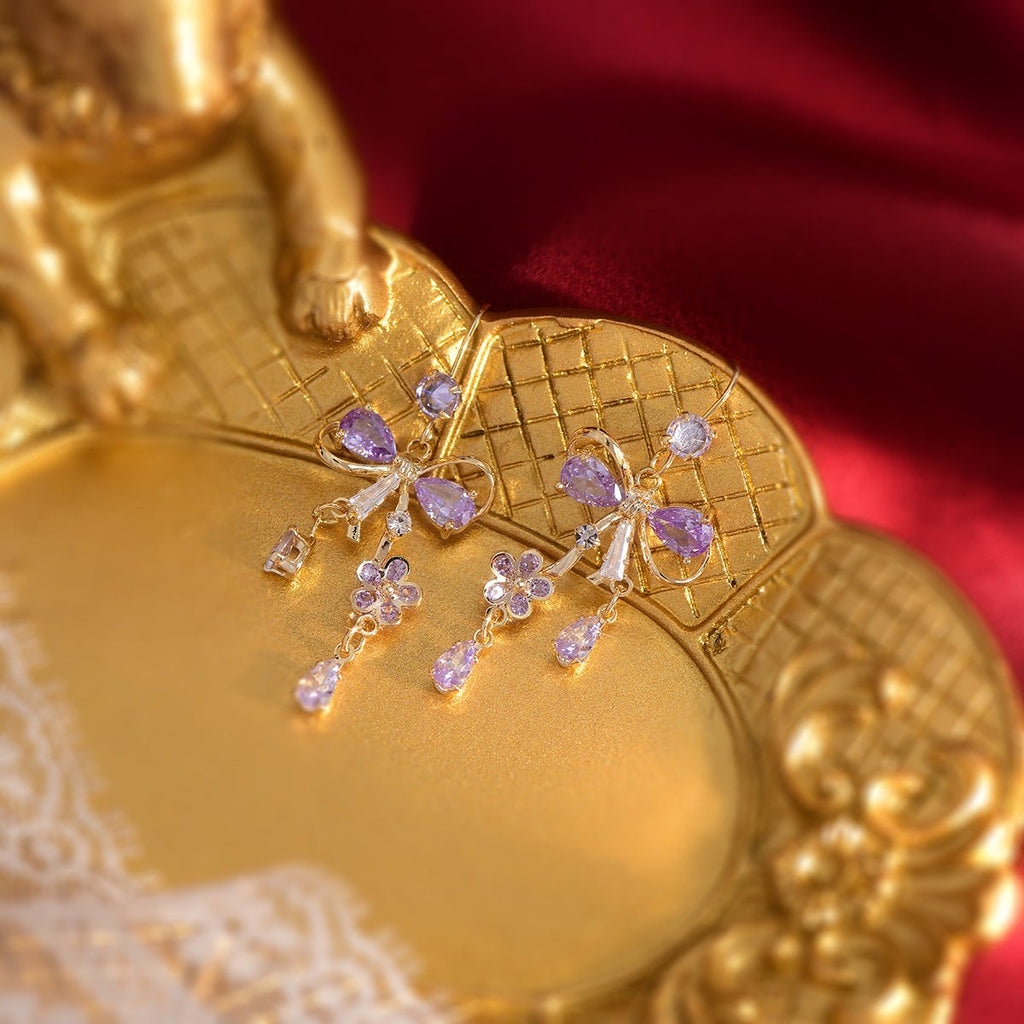 Blumenband-Ohrringe - Celina