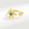 Blumen-Spinnerring