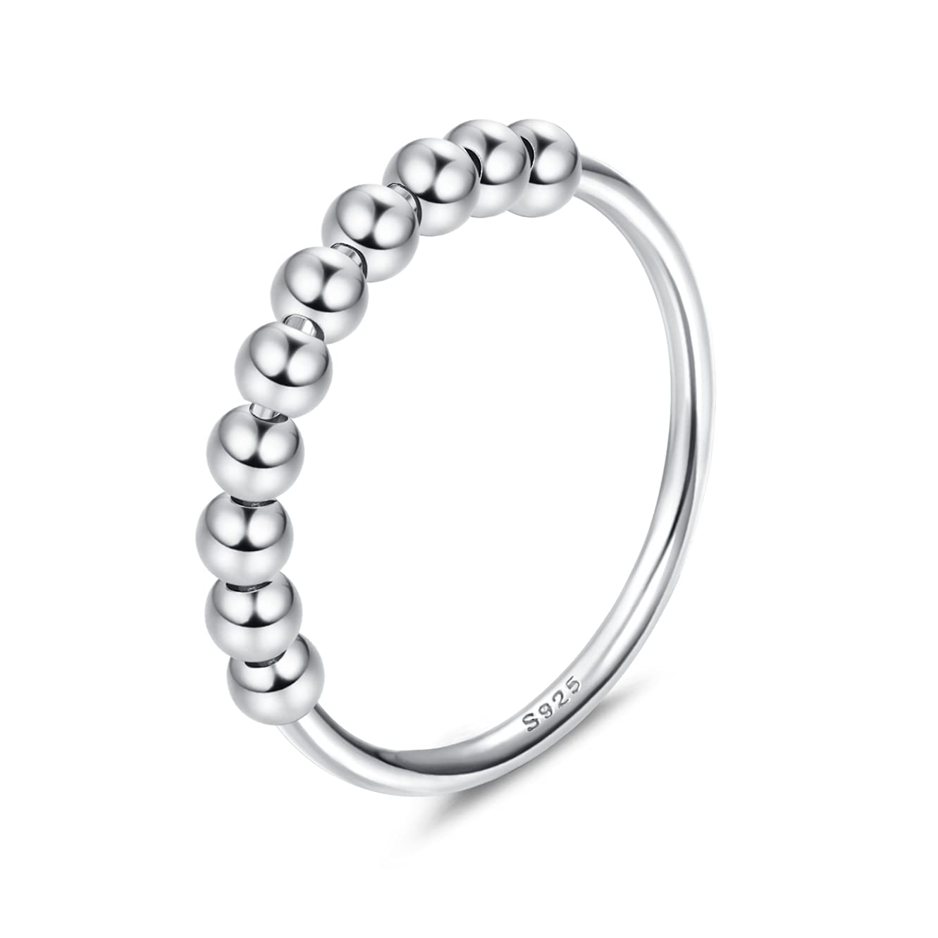 Fokus Anti-Angst-Ring - Sterling Silber