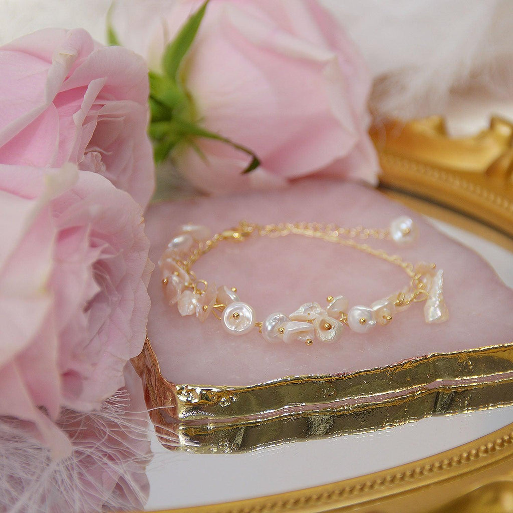 Süßwasserperlenarmband