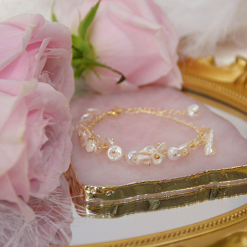 Süßwasserperlenarmband