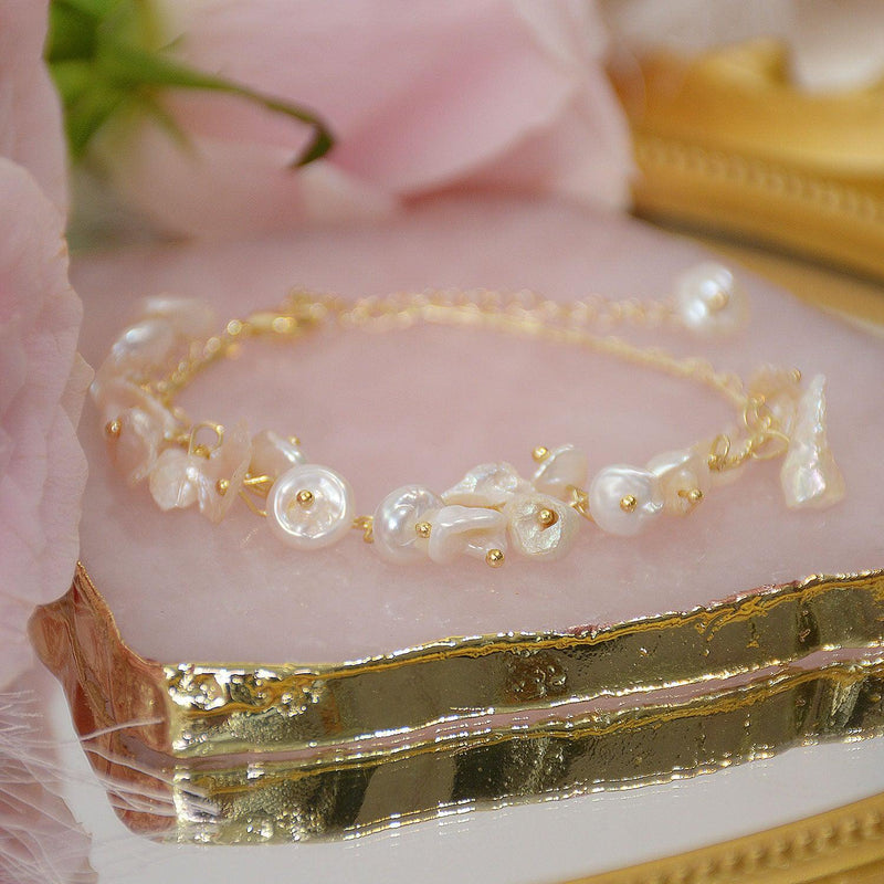 Süßwasserperlenarmband