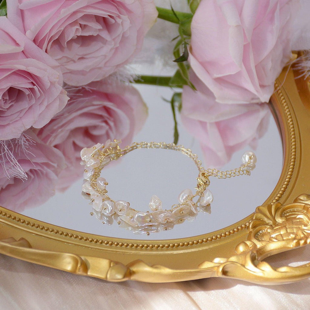 Süßwasserperlenarmband