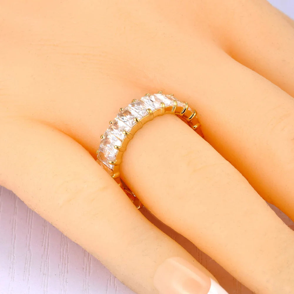 Zirkonia Baguette Ring