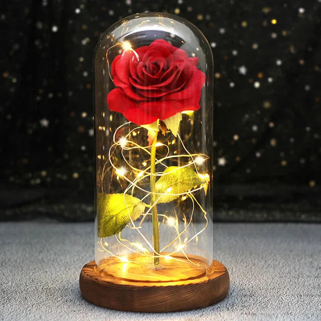 Galaxy Enchanted Rose Lichtkuppel