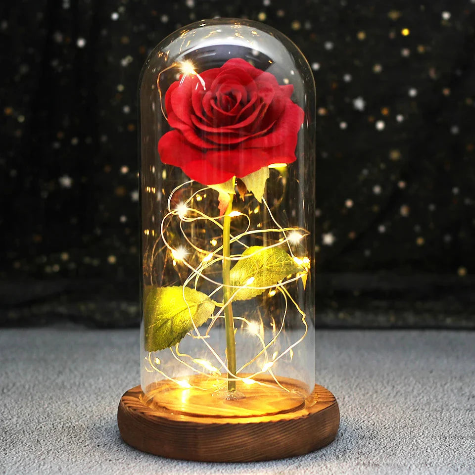 Galaxy Enchanted Rose Lichtkuppel