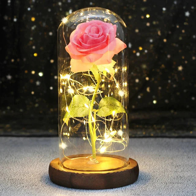 Galaxy Enchanted Rose Lichtkuppel