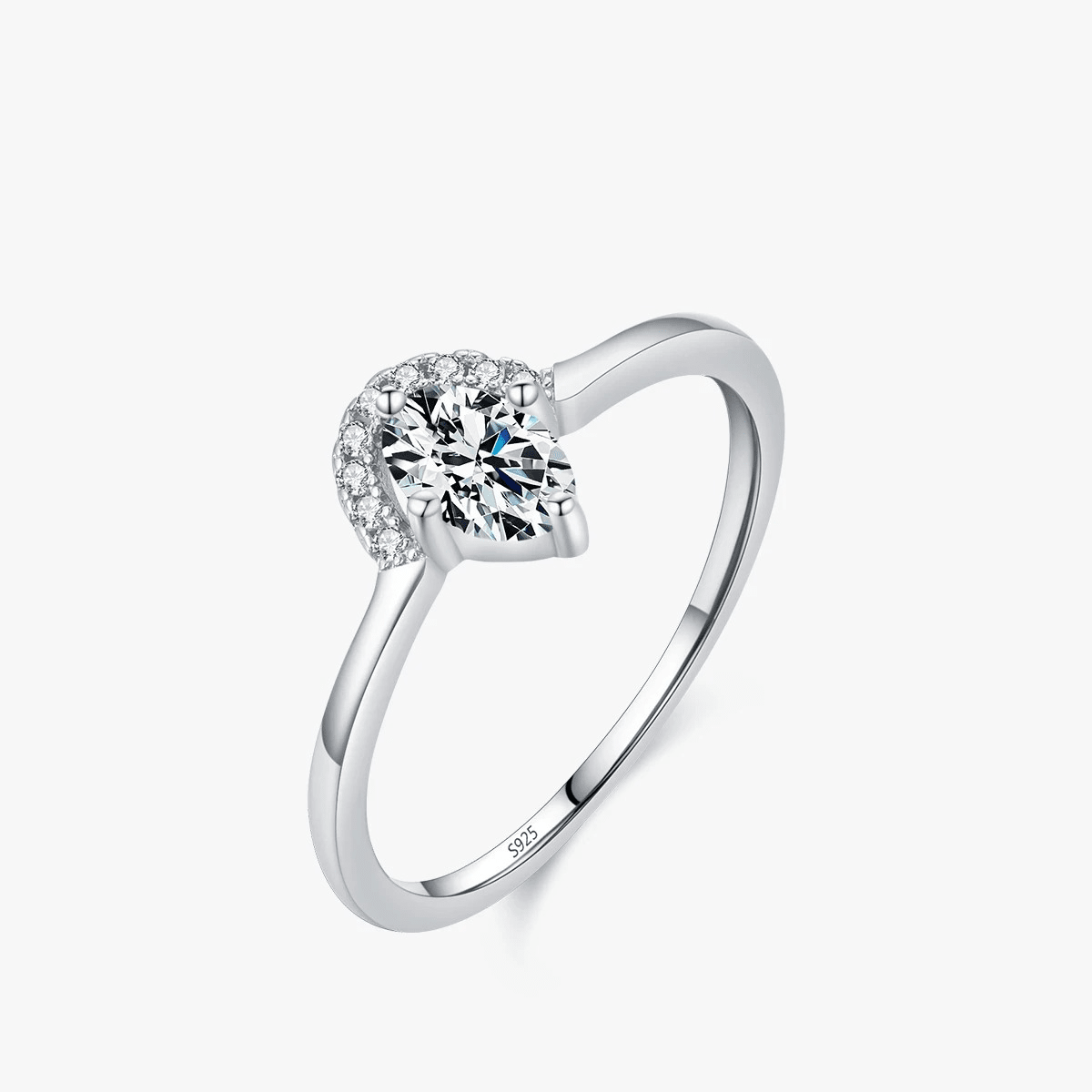 Schimmernder Halo-Tropfenring