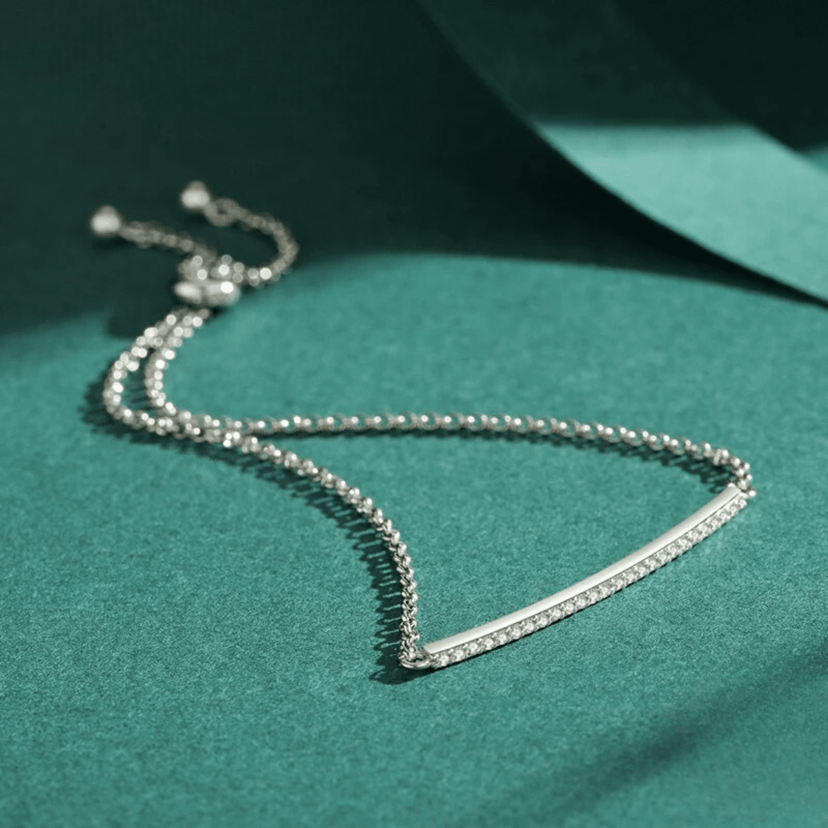 Schimmerndes Zirkonia-Eleganz-Armband