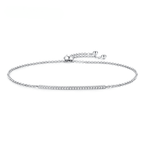 Schimmerndes Zirkonia-Eleganz-Armband