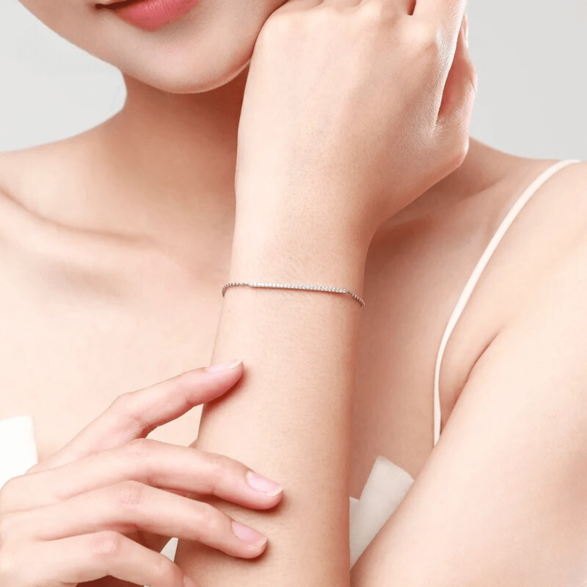 Schimmerndes Zirkonia-Eleganz-Armband