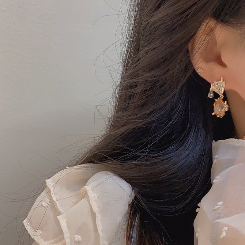 Goldfisch-Ohrringe - Kingyo