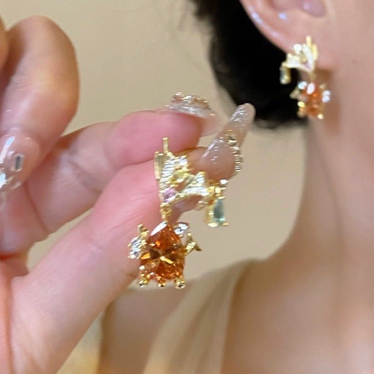 Goldfisch-Ohrringe - Kingyo