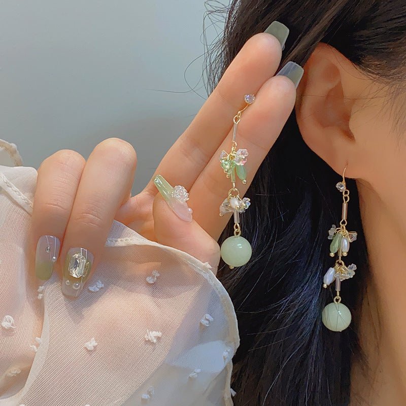 Grüne Trauben Ohrringe