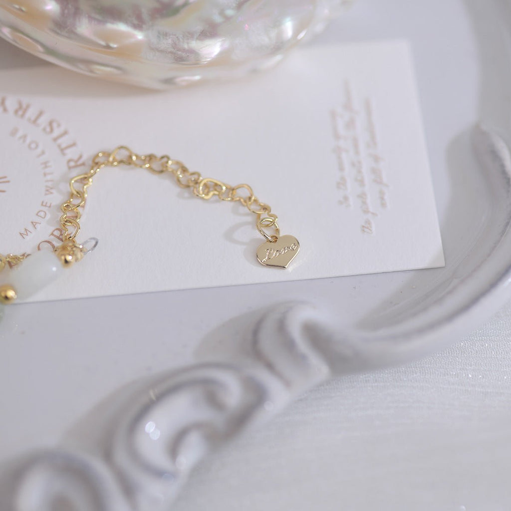 Grünes Traubensteinarmband