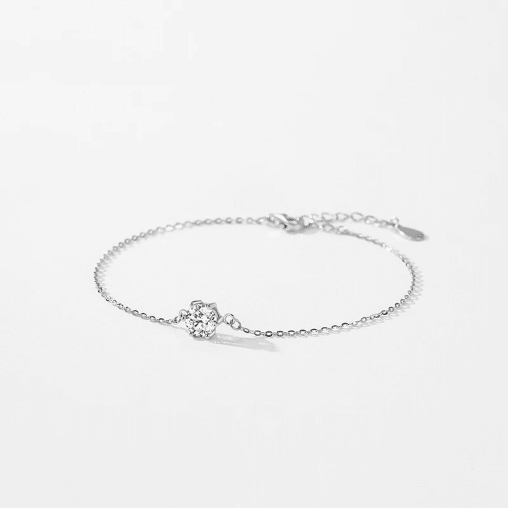 Verstellbares Silberarmband „Halo Shine“
