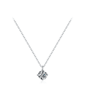 Halo Sparkle Silber Halskette