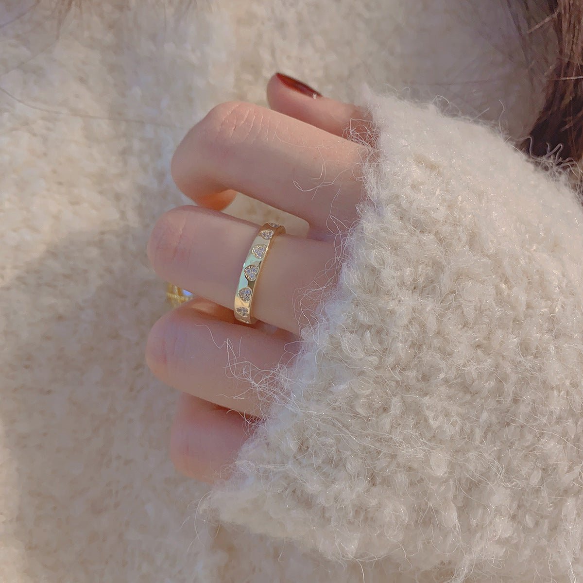 Herz-Band-Ring