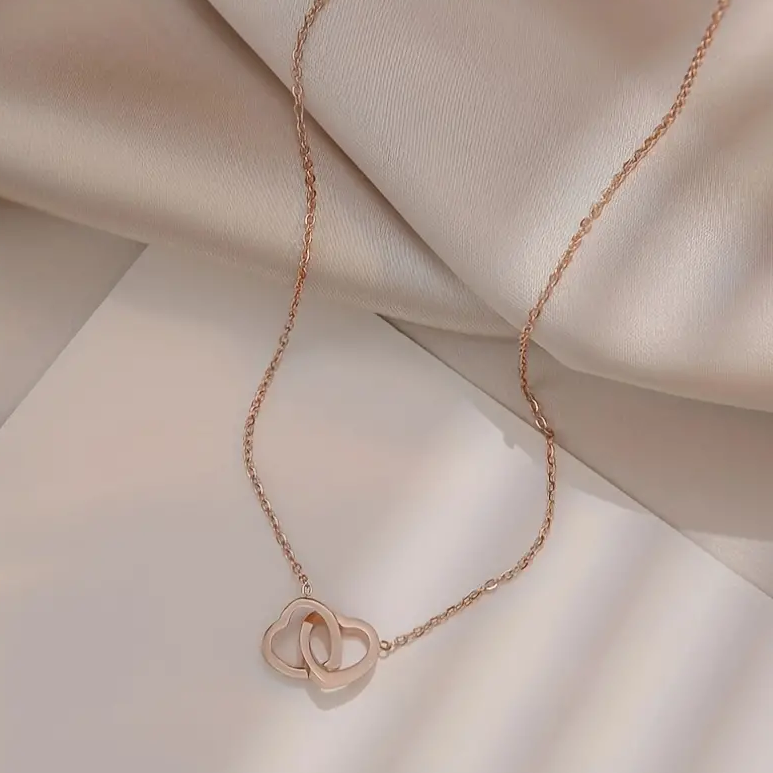 Carmiora - Doppelherz-Halskette