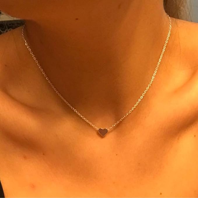 Chavri - Mini Herz Charme Halskette