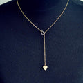 Carmiora - Ewiges Herz Lariat Halskette