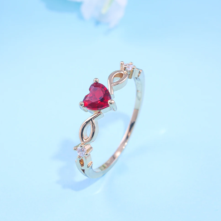 Carmiora - Ewige Liebe CZ Herz Ring