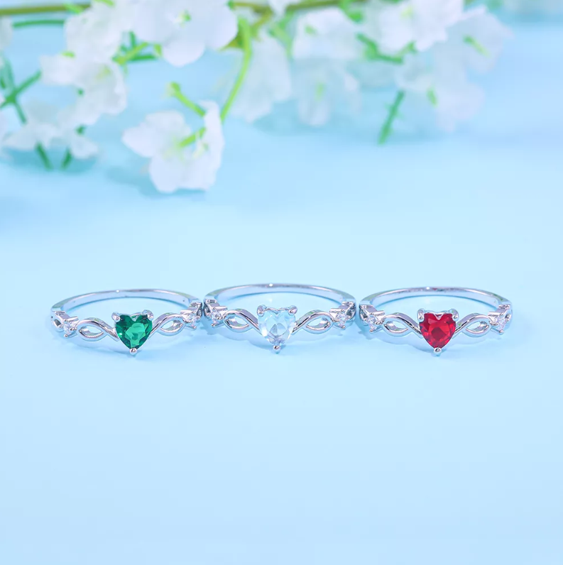 Carmiora - Ewige Liebe CZ Herz Ring