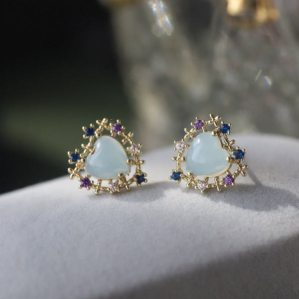 [Ausverkauf] Herz-Ohrstecker - Chloe