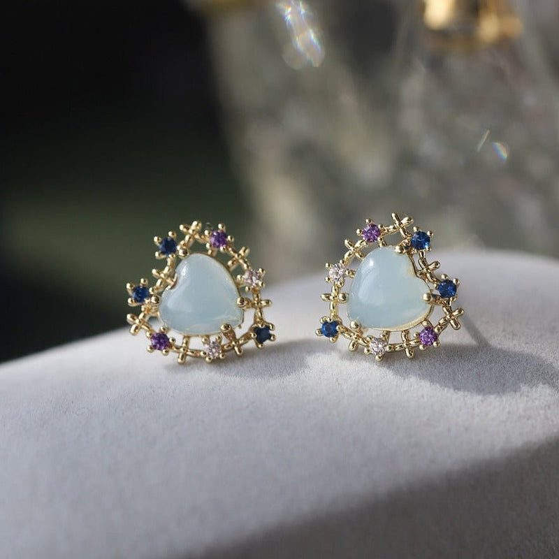 [Ausverkauf] Herz-Ohrstecker - Chloe