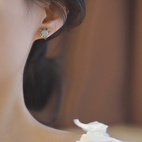 [Ausverkauf] Herz-Ohrstecker - Chloe