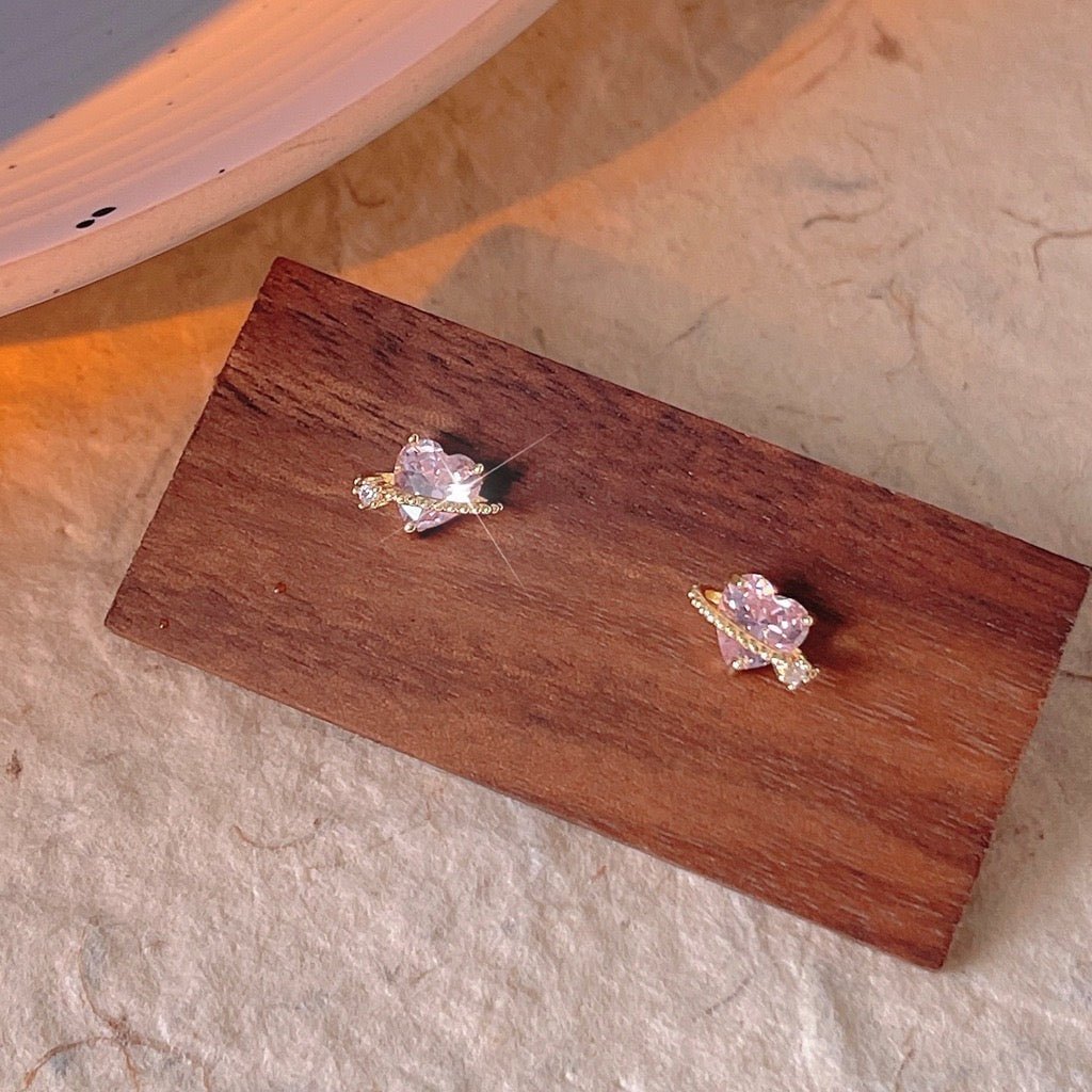 Herz Ohrstecker - Marlene