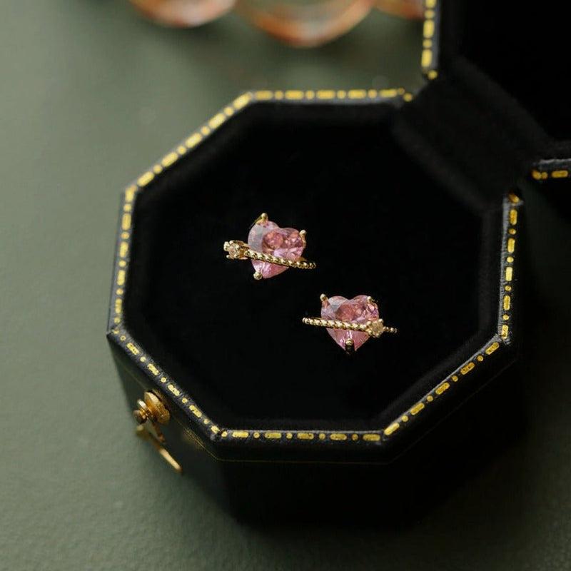 Herz Ohrstecker - Marlene