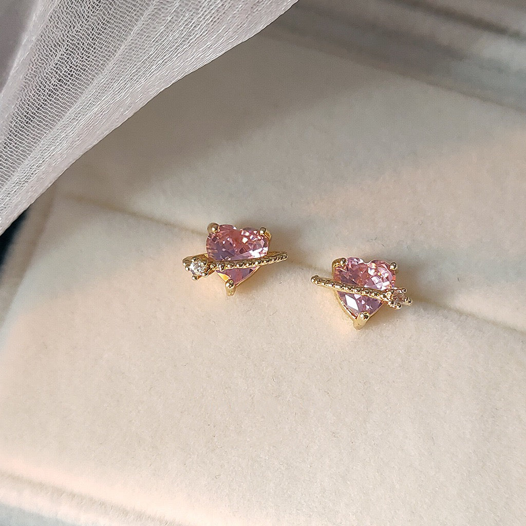 Herz Ohrstecker - Marlene