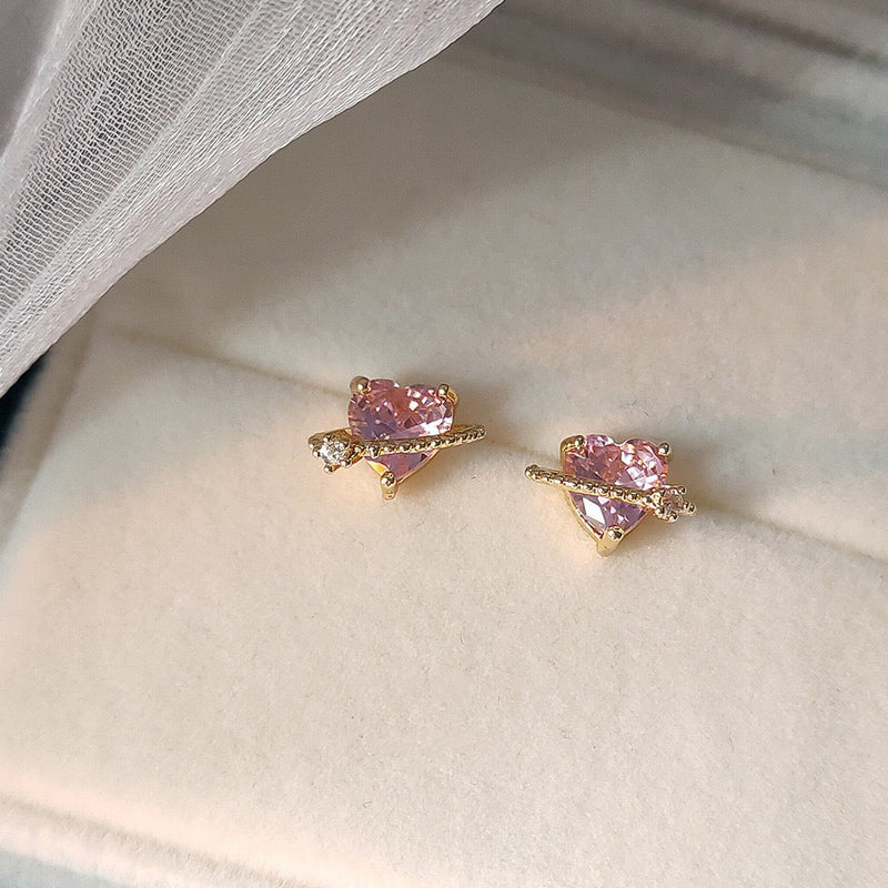 Herz Ohrstecker - Marlene