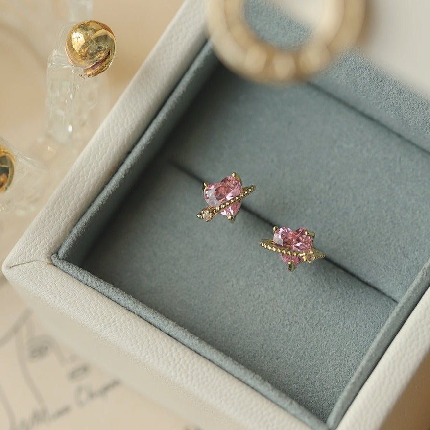 Herz Ohrstecker - Marlene