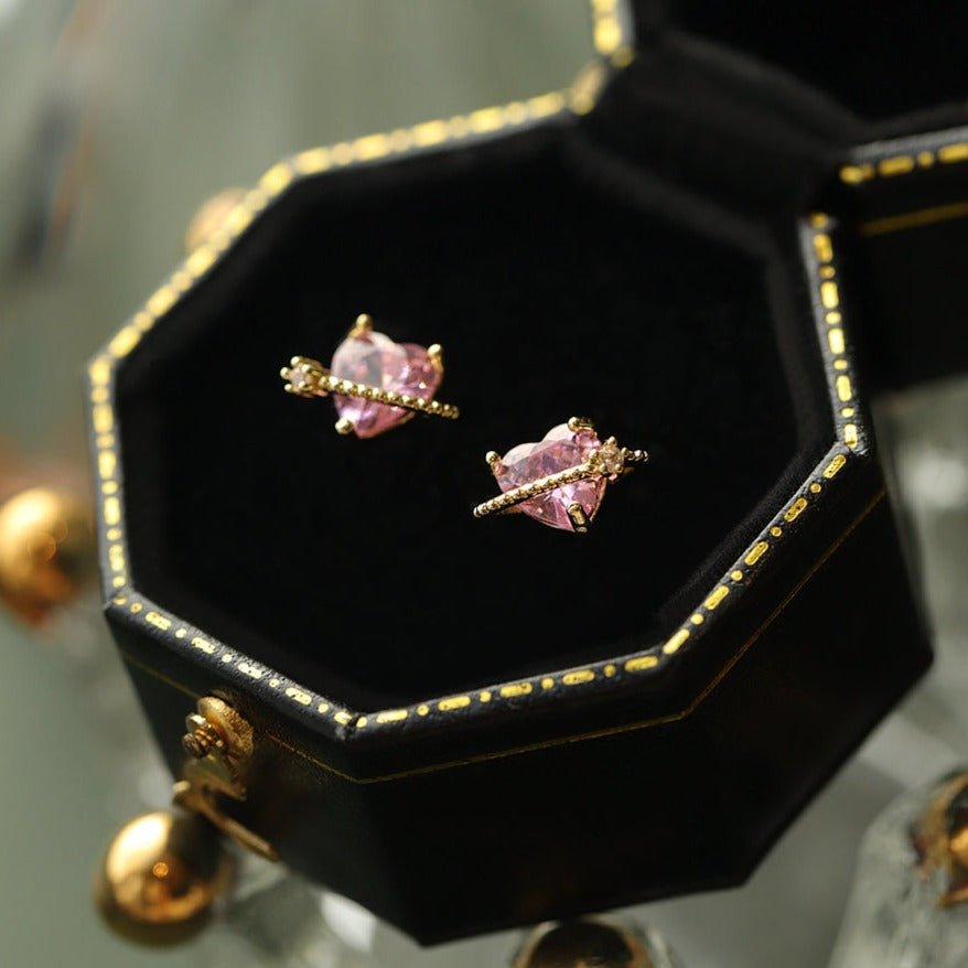 Herz Ohrstecker - Marlene