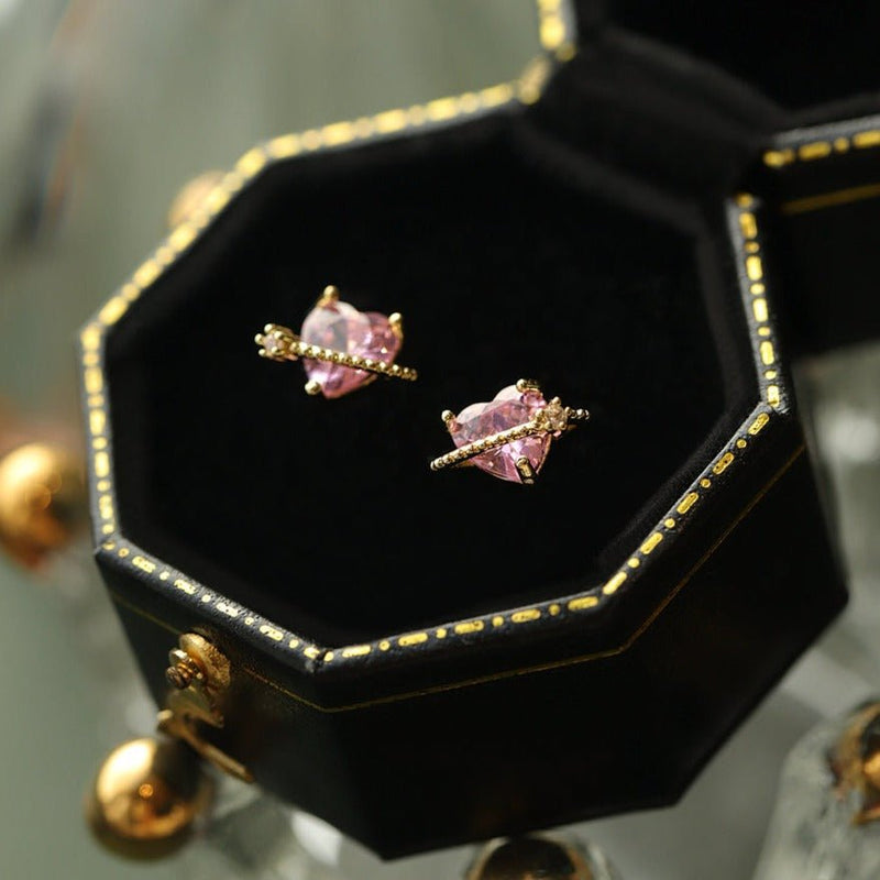 Herz Ohrstecker - Marlene