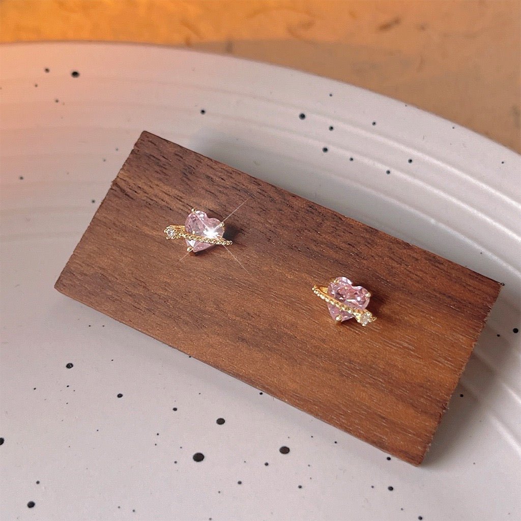 Herz Ohrstecker - Marlene