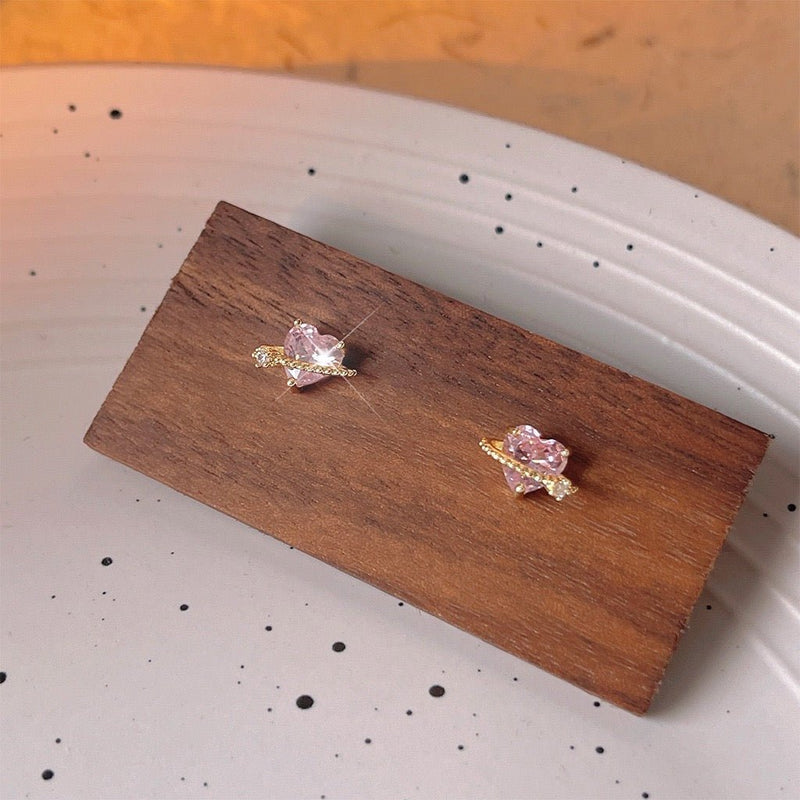 Herz Ohrstecker - Marlene