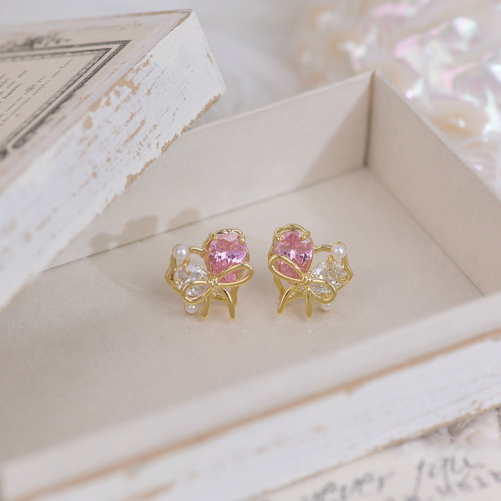 Herz-Ohrstecker - Samantha