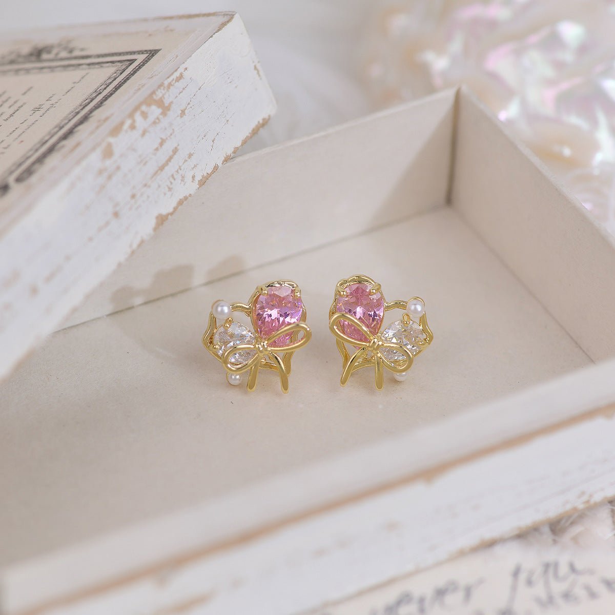 Herz-Ohrstecker - Samantha