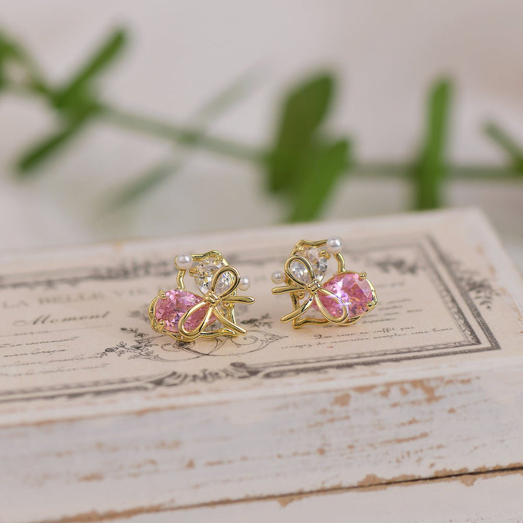 Herz-Ohrstecker - Samantha