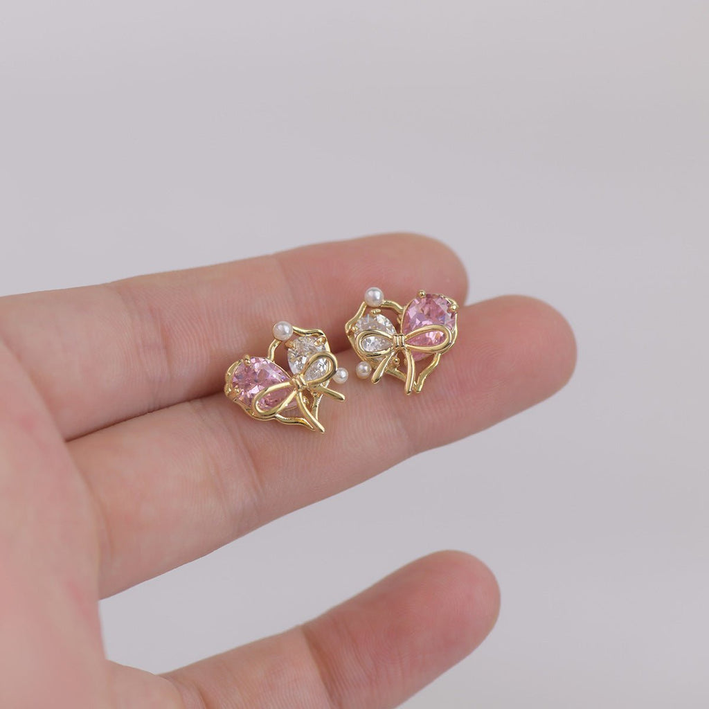 Herz-Ohrstecker - Samantha