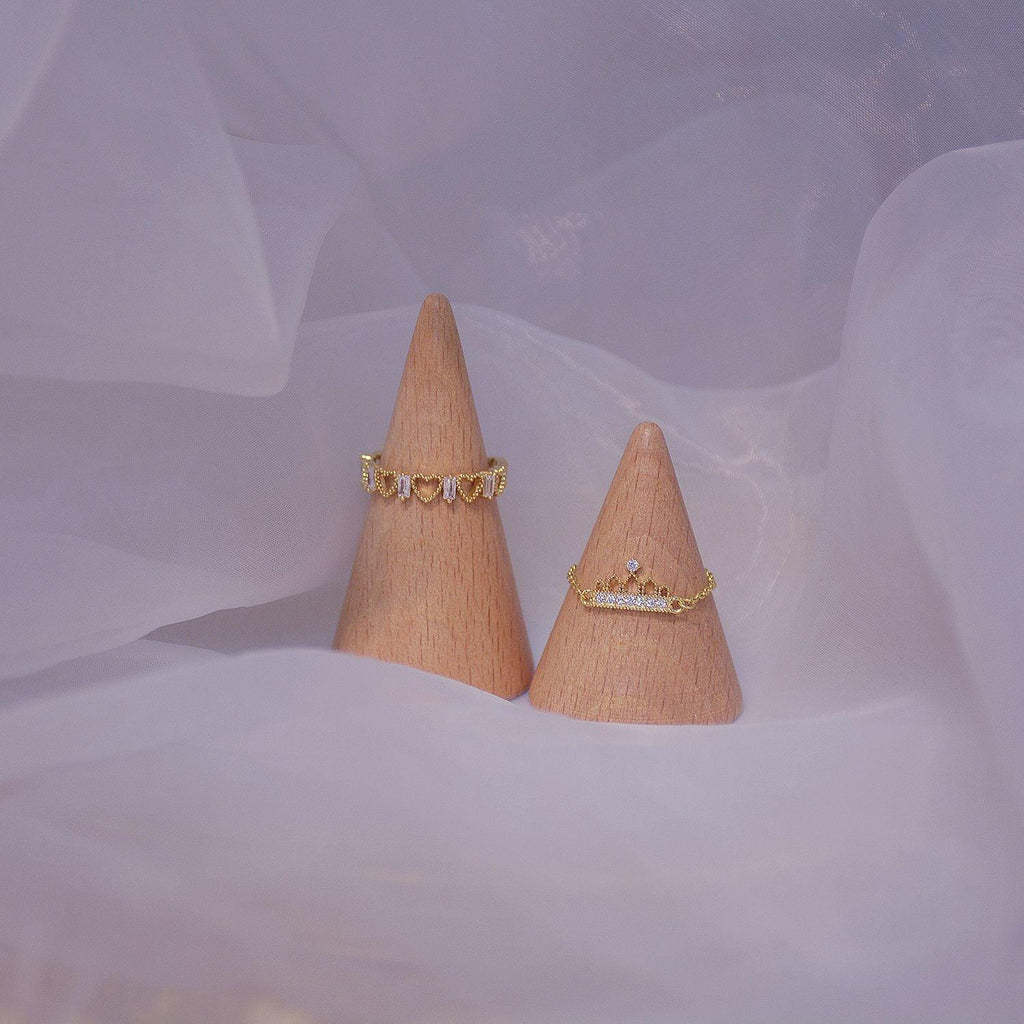 Herz- und Tiararinge (2 Stile)