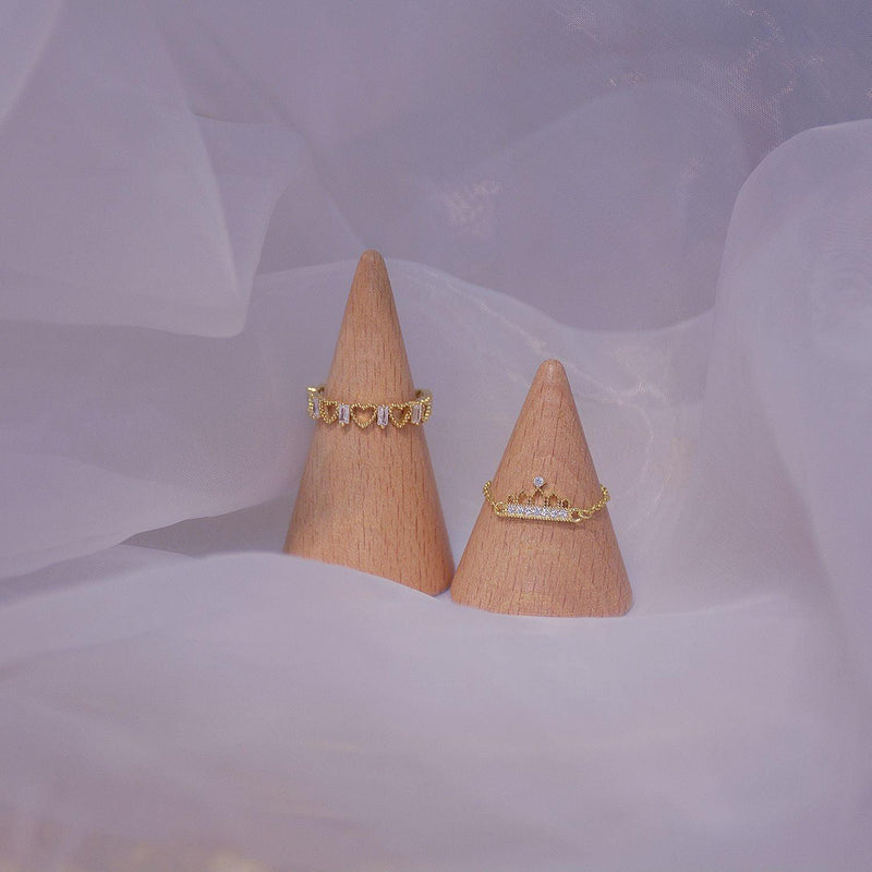 Herz- und Tiararinge (2 Stile)