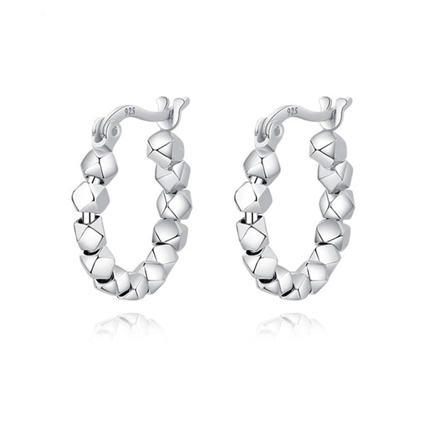 Chavri - Schicke Silberwirbel-Ohrringe