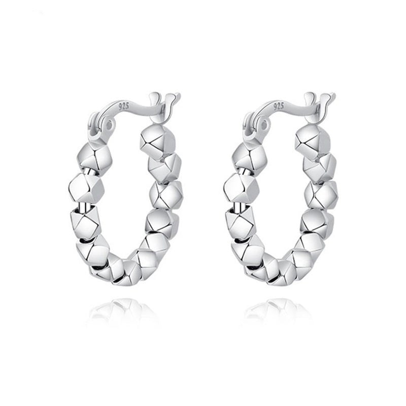 Chavri - Schicke Silberwirbel-Ohrringe