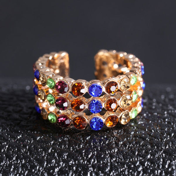 Stapelbare Ohrclips mit Zirkonia und Ohrknorpel-Manschetten