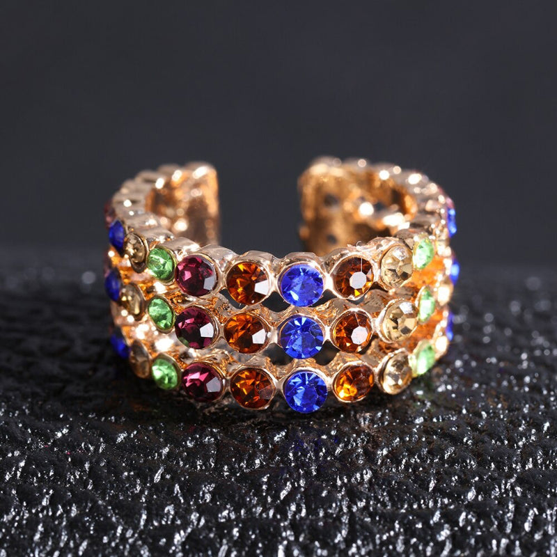 Stapelbare Ohrclips mit Zirkonia und Ohrknorpel-Manschetten