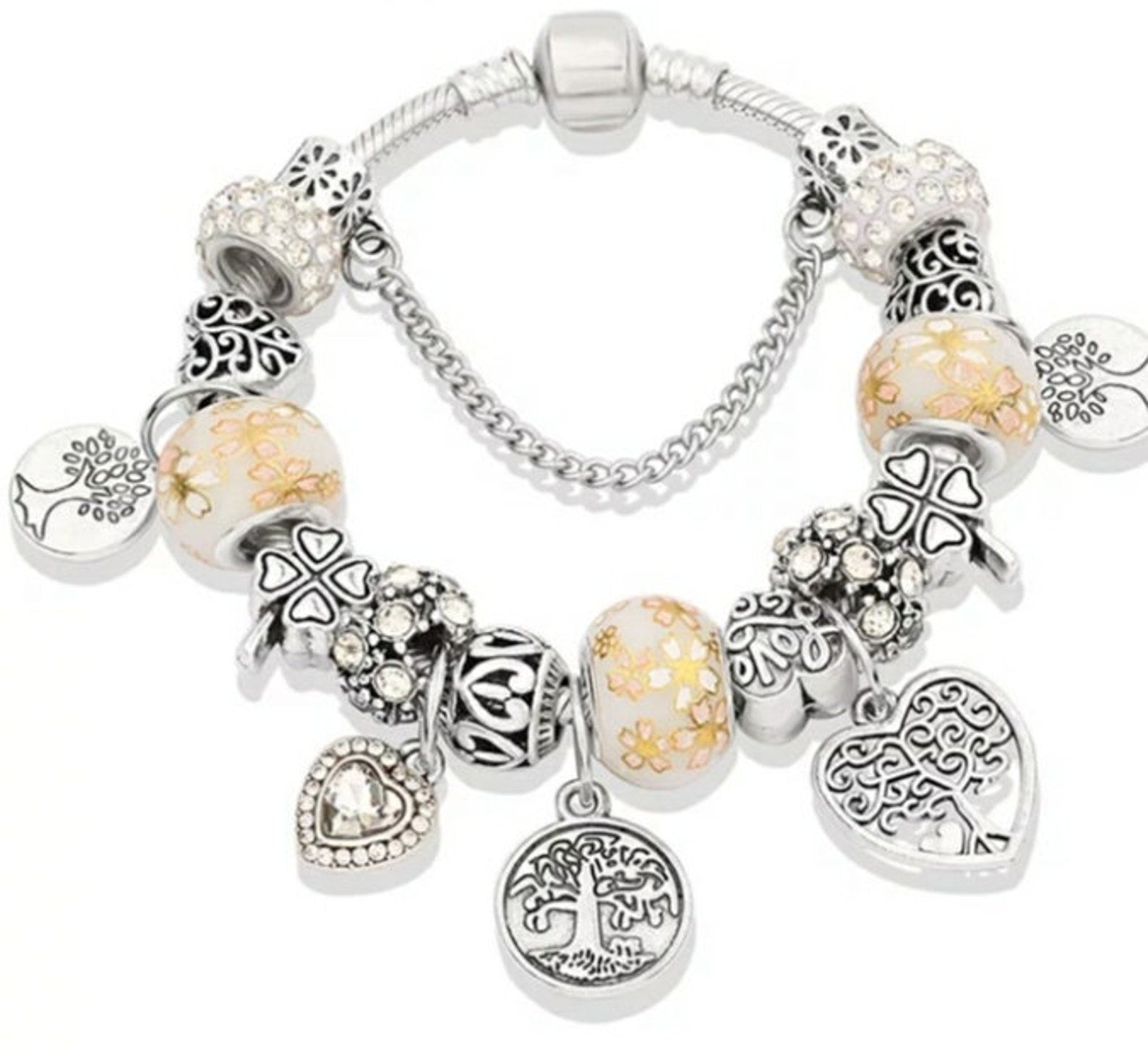 Baum des Lebens Edelstahlarmband